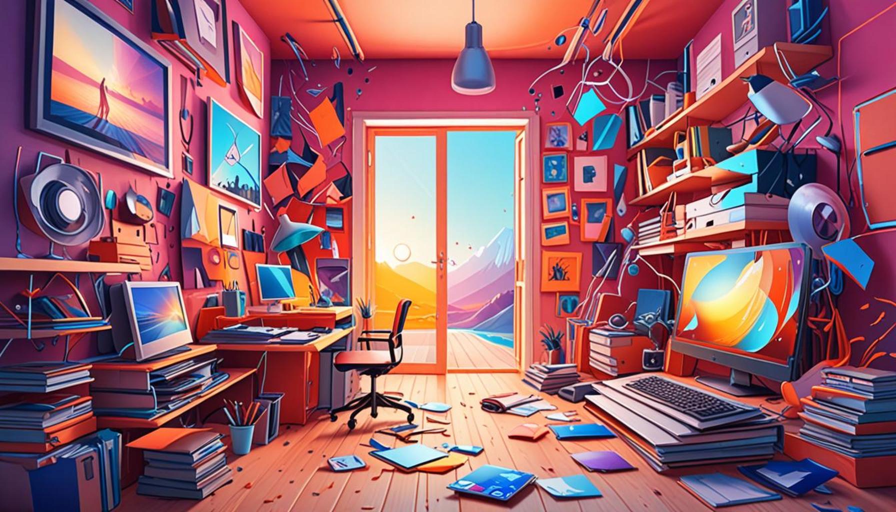 Digital Detachment: Techniques for Organizing Files and Virtual Spaces